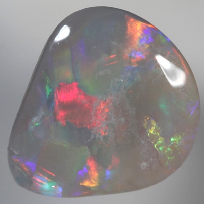 SOLID SEMI BLACK OPAL Bright rolling flashes SEE VIDEO
